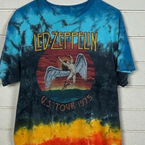 Led Zeppelin Tie Dye Band Tee size L - Picture 4 of 8